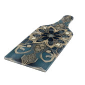 in blue snijplank (Hoek)