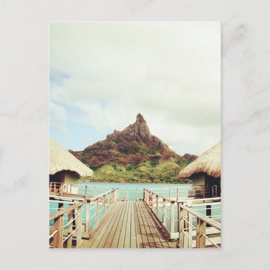 In Bora Bora Briefkaart (Voorkant)