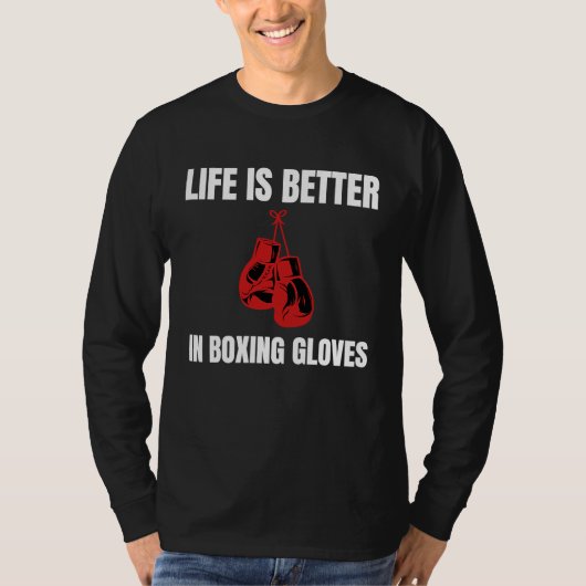 In Boxing Gloves Kickboxing T-shirt (Voorkant)