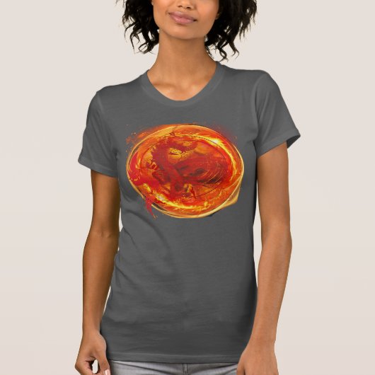 in brand geboren t-shirt (Voorkant)