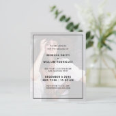 In budget Simple Photo Wedding Invitations (Staand voorkant)