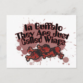 In Buffalo worden ze gewoon vleugels genoemd Briefkaart