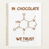 In Chocolate vertrouwen we Theobromine Molecule Planner (Voorkant)