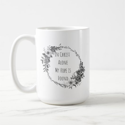 In Christ Alone Coffee Mug (Gauche)