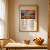 In Christ Alone Minimal Hymn Wall Art Poster