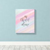 In Christus alleen Canvas Afdruk (Insitu (Houten vloer))