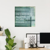 In Christus Alone Poster (Thuiskantoor)
