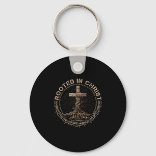 In Christus Gewortelde T-shirt, Jezus T-shirt, Vin Sleutelhanger