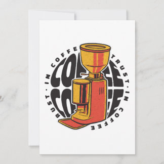 In Coffee vertrouwen we Kaart