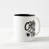 In Coffee We Trust, Two-Tone Coffee Mug (Devant droit)