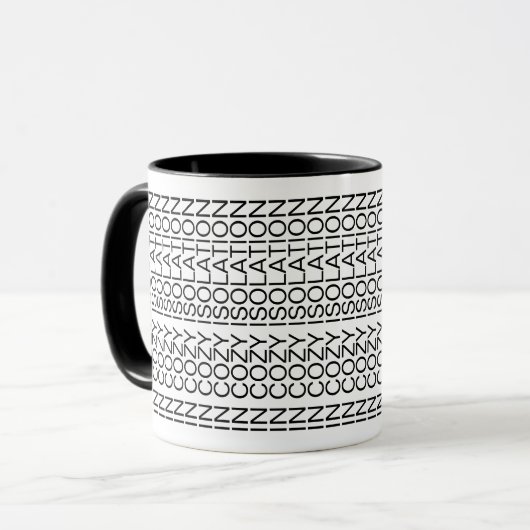 In Cozy Isolation Hidden Message Introvert Mug (Devant gauche)