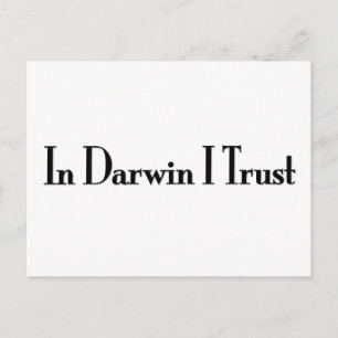 In Darwin vertrouw ik Briefkaart