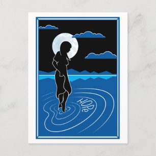 In dat diepe Reflection_ Briefkaart