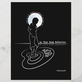 In dat diepgaande reflectie_platte papierblad 11"x