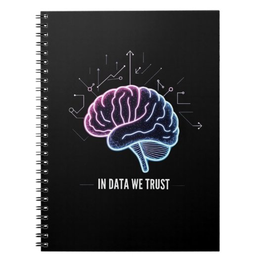 In Data We Trust Notitieboek (Voorkant)