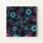 In de Abstracte naam van de  fractale kunst van he Notitieboek (Achterkant)