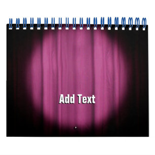 In de Achtergrond van het Gordijn van het Stadium Kalender