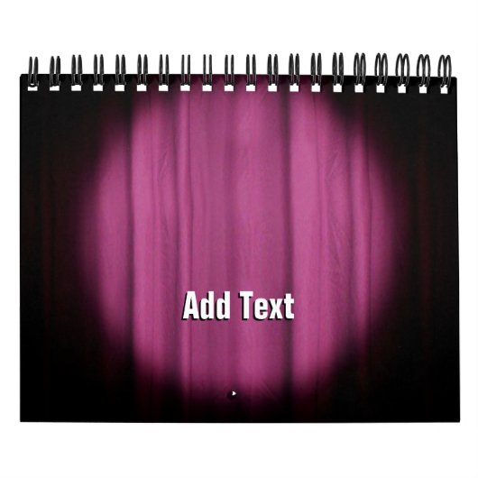 In de Achtergrond van het Gordijn van het Stadium  Kalender (Hoes)