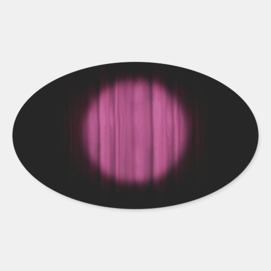 In de Achtergrond van het Gordijn van het Stadium Ovale Sticker (Voorkant)