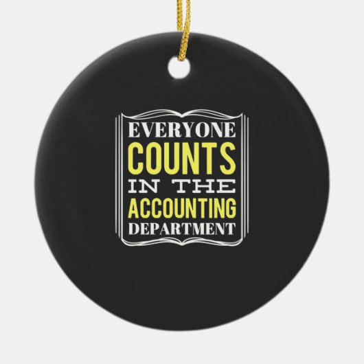 In de afdeling Boekhouding Keramisch Ornament (Voorkant)