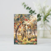 In de appelboomgaard briefkaart (Staand voorkant)