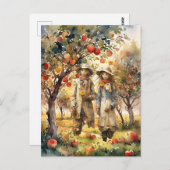 In de appelboomgaard briefkaart (Voorkant / Achterkant)