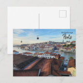 In de auto van de Kabel - Porto Briefkaart (Voorkant / Achterkant)