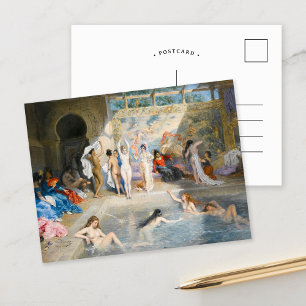 In de baden A. L. Prévost Briefkaart