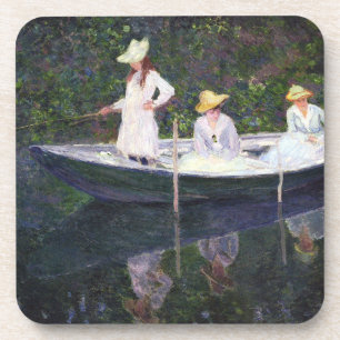In de Bark - Claude Monet - 1887 Bier Onderzetter