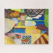 In de Bazaar | Auguste Macke | Legpuzzel (Horizontaal)