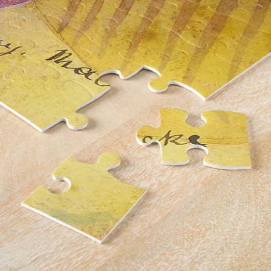 In de Bazaar | Auguste Macke | Legpuzzel (Zijkant)