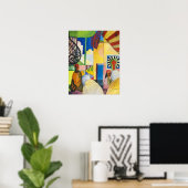 In de Bazaar | Auguste Macke | Poster (Thuiskantoor)