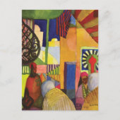 In de bazaar Tunesië August Macke Briefkaart (Voorkant)