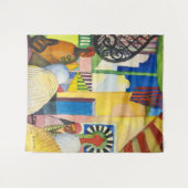 In de Bazaars | Auguste Macke | Wandkleed (Voorkant (horizontaal))