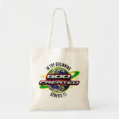 IN DE BEGIN GOD Christelijke Earth Day Tote Bag (Voorkant)