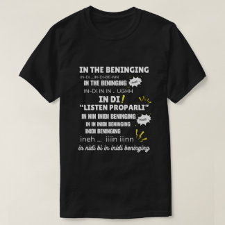 In de Beningende meme T-shirt