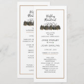 In de Bergen Programma (Voorkant / Achterkant)