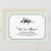 in de boomstam {wij hebben bewogen} aankondiging (Voorkant / Achterkant)