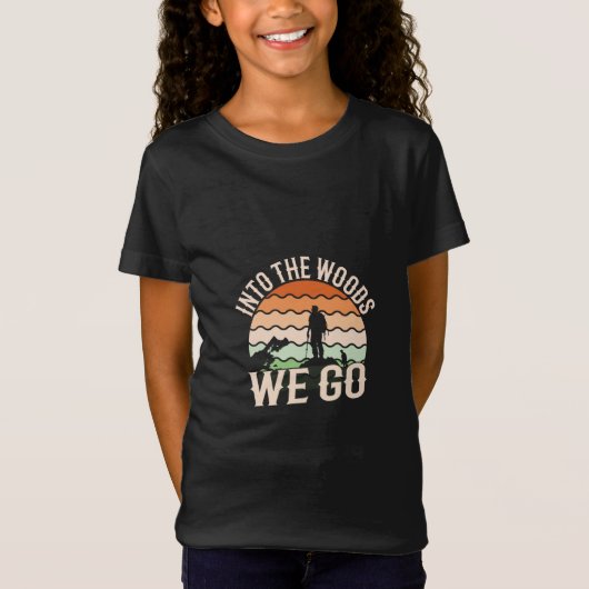 In de Bossen die we gaan T-shirt (Voorkant)