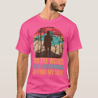 In de Bossen ga ik mijn gedachten verliezen en mij T-shirt