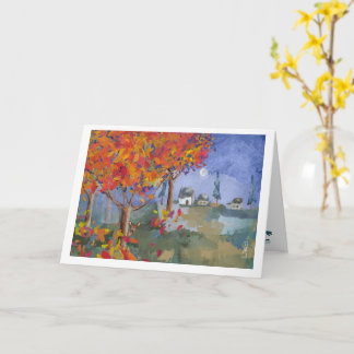 In de Bossen - Gevouwen Wenskaart Kaart