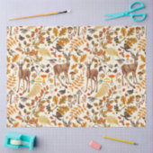 In de bossen/Herfstherten op gebroken wit Tissuepapier (Craft)