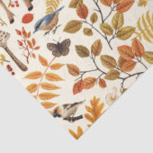 In de bossen/Herfstherten op gebroken wit Tissuepapier (Detail)