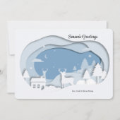 In de Bossen Holiday Greeting Kaart (Voorkant)