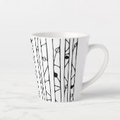 In de Bossen zwarte Latte Mok (Rechts)