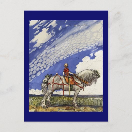 In de brede wereld briefkaart (Voorkant)