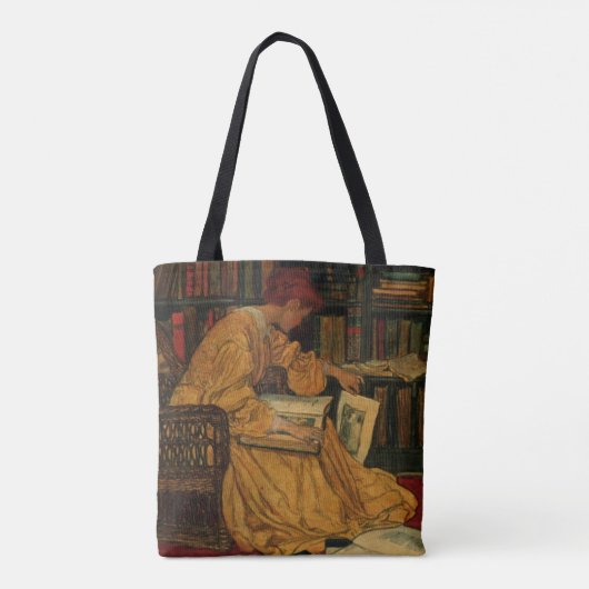 In de Canvas tas Bibliotheek (Achterkant)