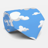 In de Cartoon Clouds Whimsical Stropdas (Opgerold)