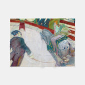 In de Circus, Lautrec Fleece Deken (Voorkant (Horizontaal))