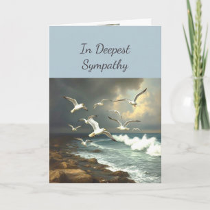 In de diepste sympathie Ocean Seaside Seagulls Bea Kaart